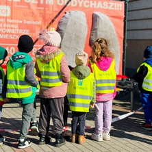 Dzieci odwiedziły Urząd Gminy. Zobaczyły jakie czyste jest powietrze