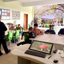 Profilaktyka w SP nr 1 w Koronowie. Uczniowie uczą się o cyberprzemocy