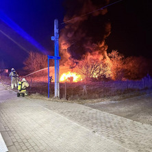 Pożar składowiska opon. Zagrożenie dla ochrony środowiska